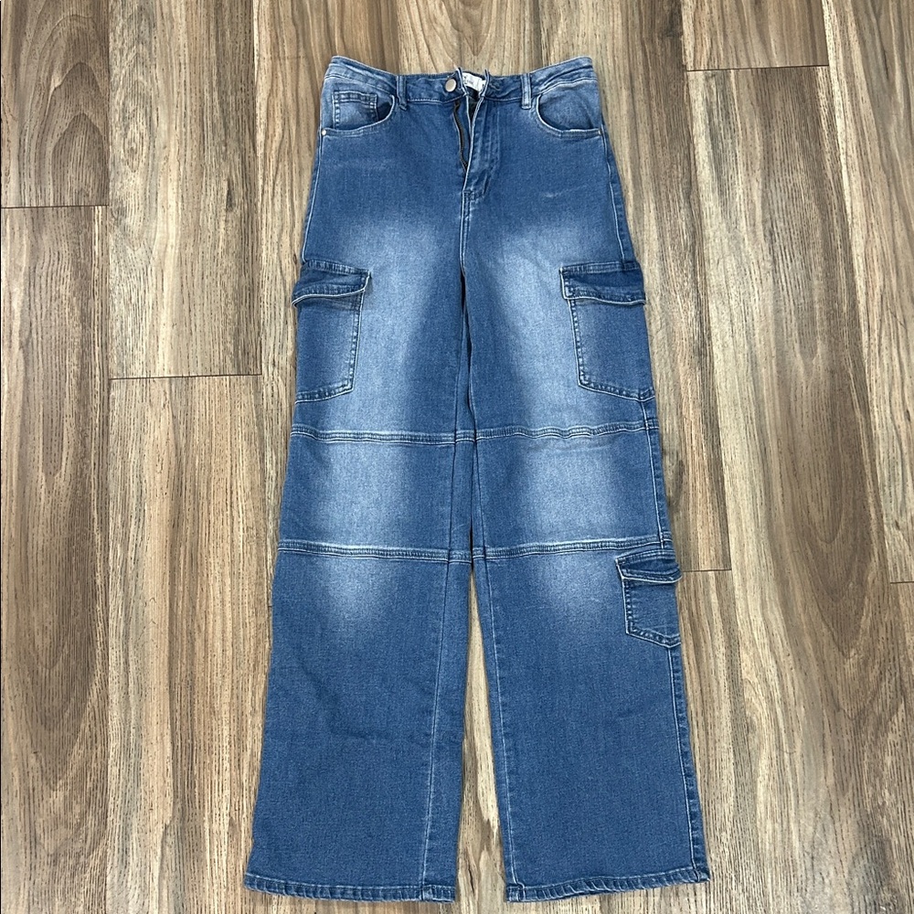 Windsor Blue Cargo Jeans